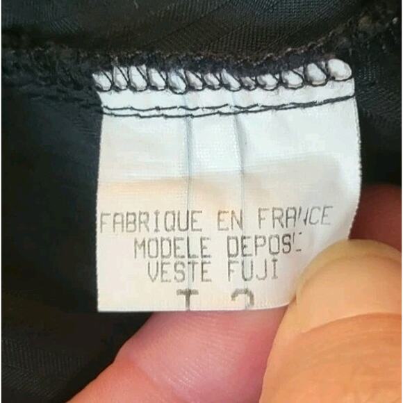 Deca Womans Jacket Blazer Tails Light Sz 12 Cotton Layered Fairycore Whimsigoth - Picture 10 of 11